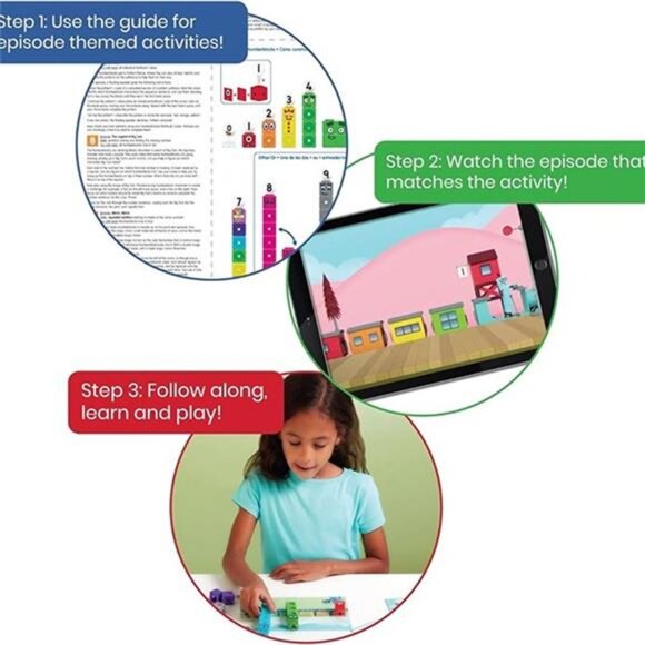 MathLink Cubes Numberblocks 1-10 Activity Set, 30 Preschool Learning Activities - Picture 4 of 6